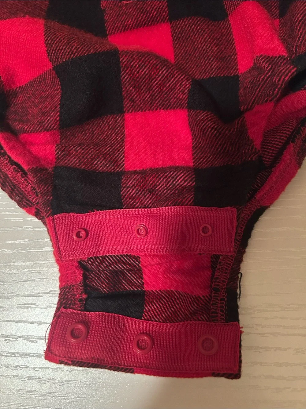 Levi's Red and Black Buffalo Plaid Baby Button-Up
